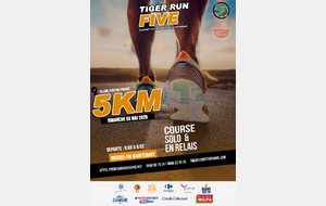 TIGER RUN FIVE - Support Championnat Régional